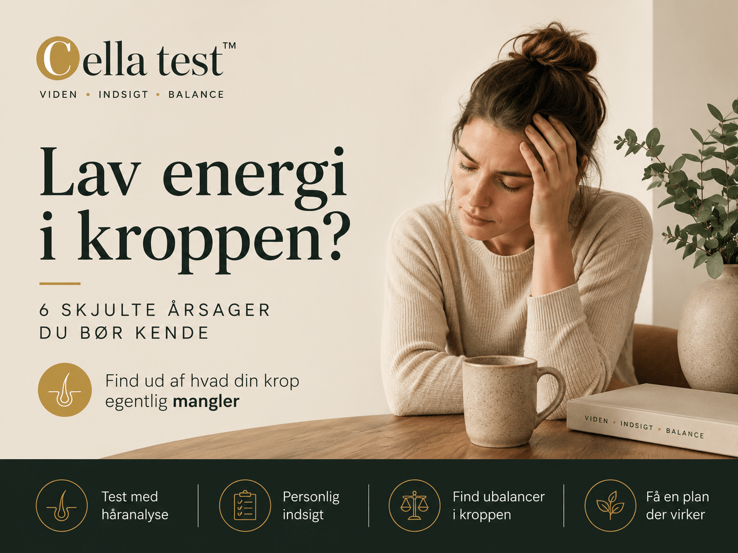 Lav energi i kroppen? 6 skjulte årsager du bør kende - CELLATEST