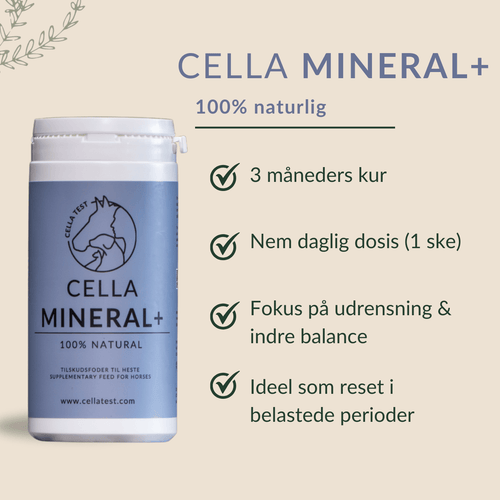 CELLA MINERAL+ hårcelletest | Cella Test